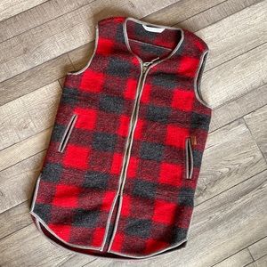Woolrich Wool Plaid Vest S